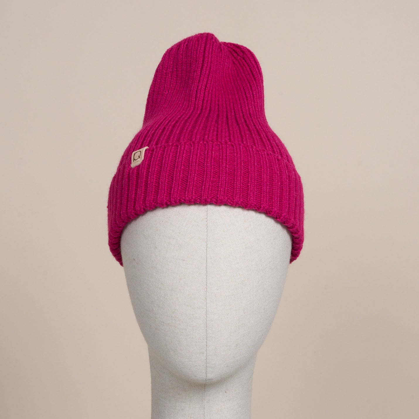 ウール混ニットキャップ帽(WITH DOG)