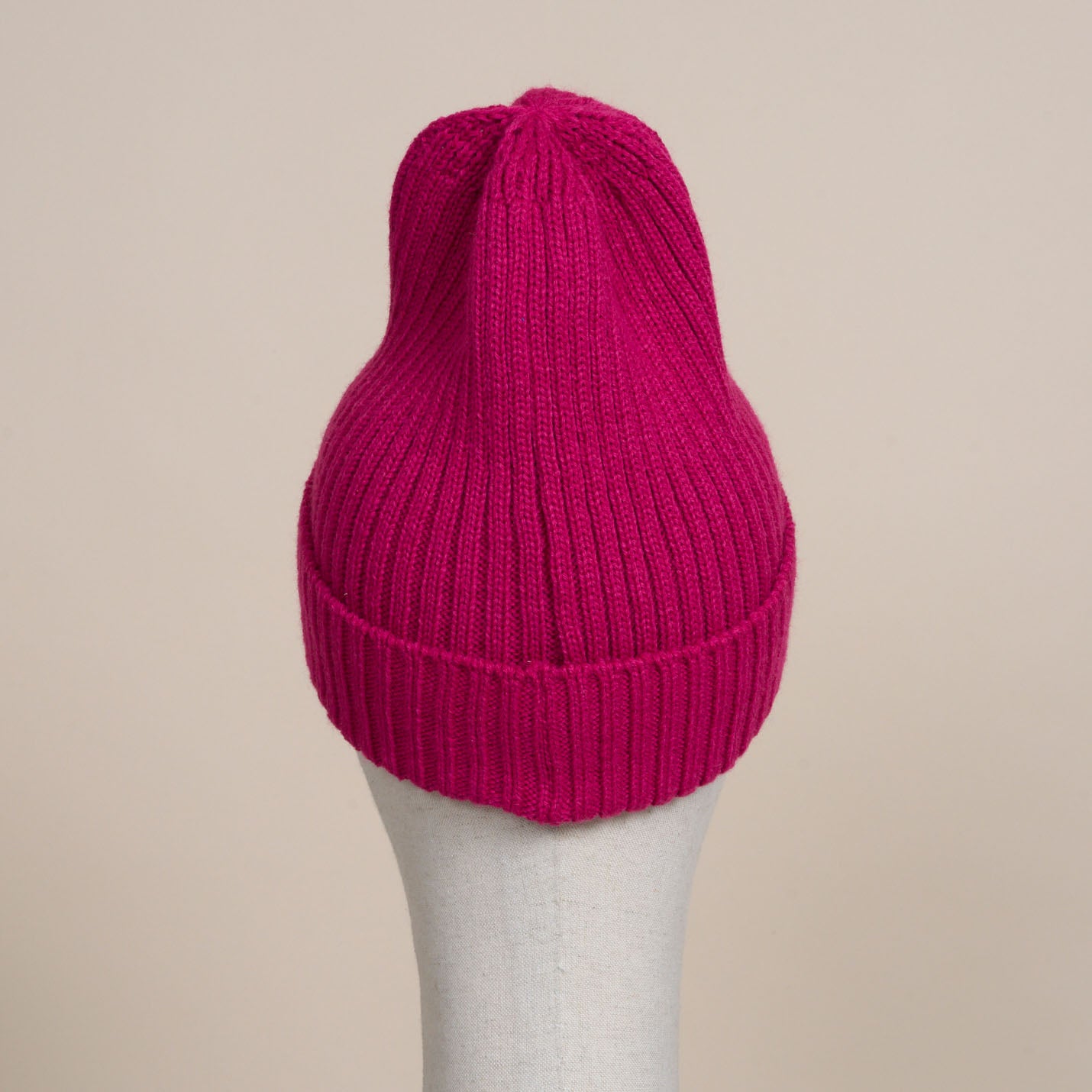 ウール混ニットキャップ帽(WITH DOG)