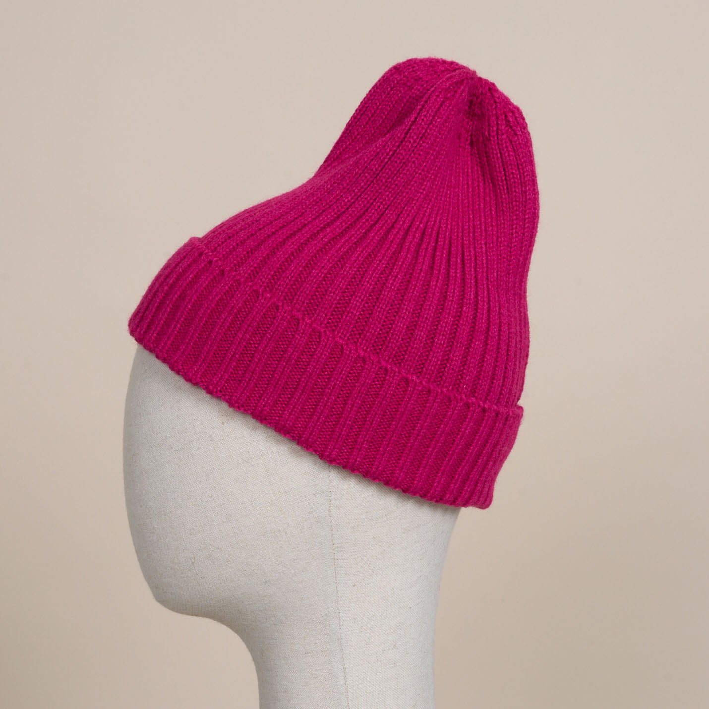 ウール混ニットキャップ帽(WITH DOG)