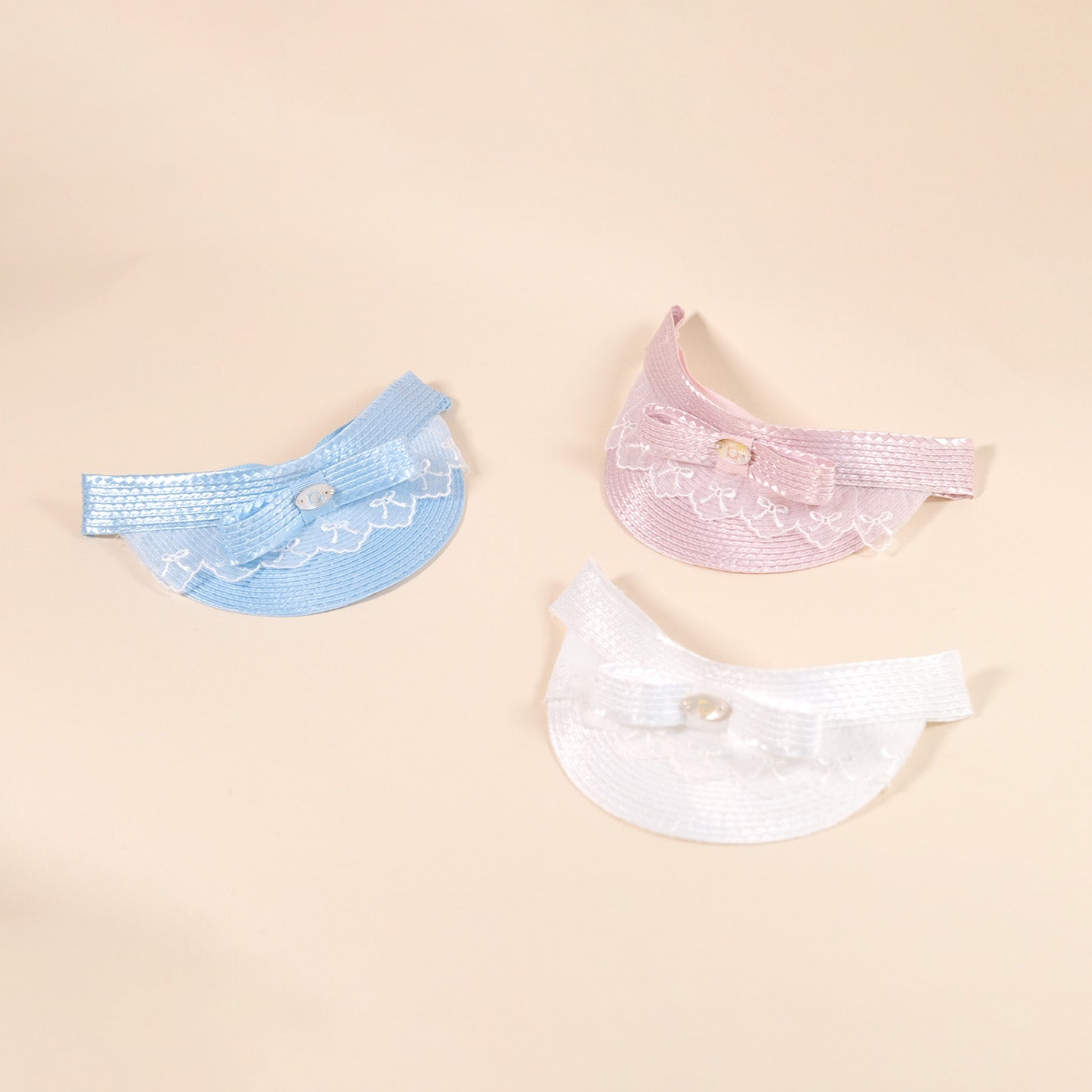 リボンレースネオラバイザー:つば単品