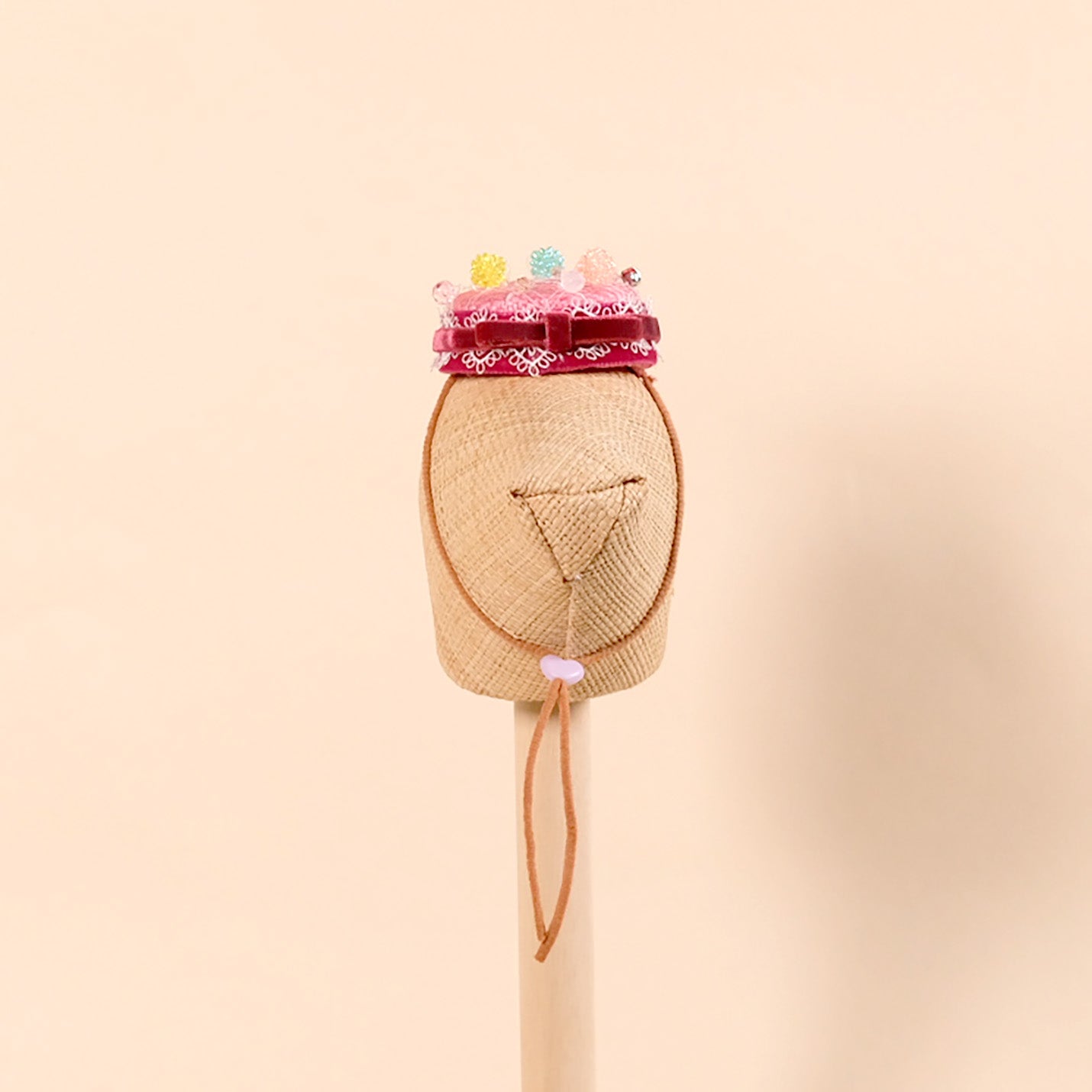ビーズカクテルハット(FOR DOG)