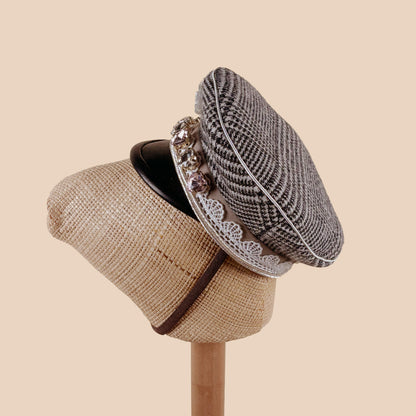 グレンチェックマリンキャップ（FOR DOG）