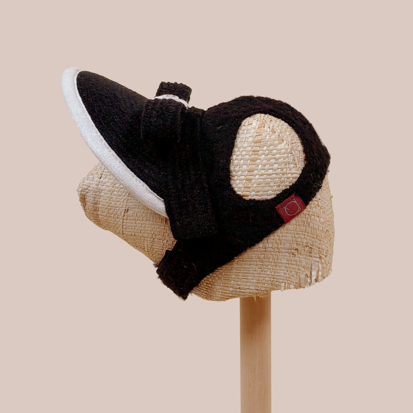 ベロアリボンサンバイザー