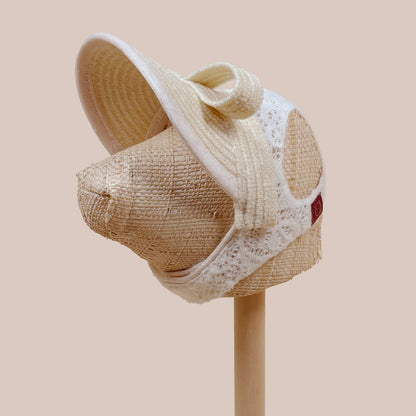 ベロアリボンサンバイザー