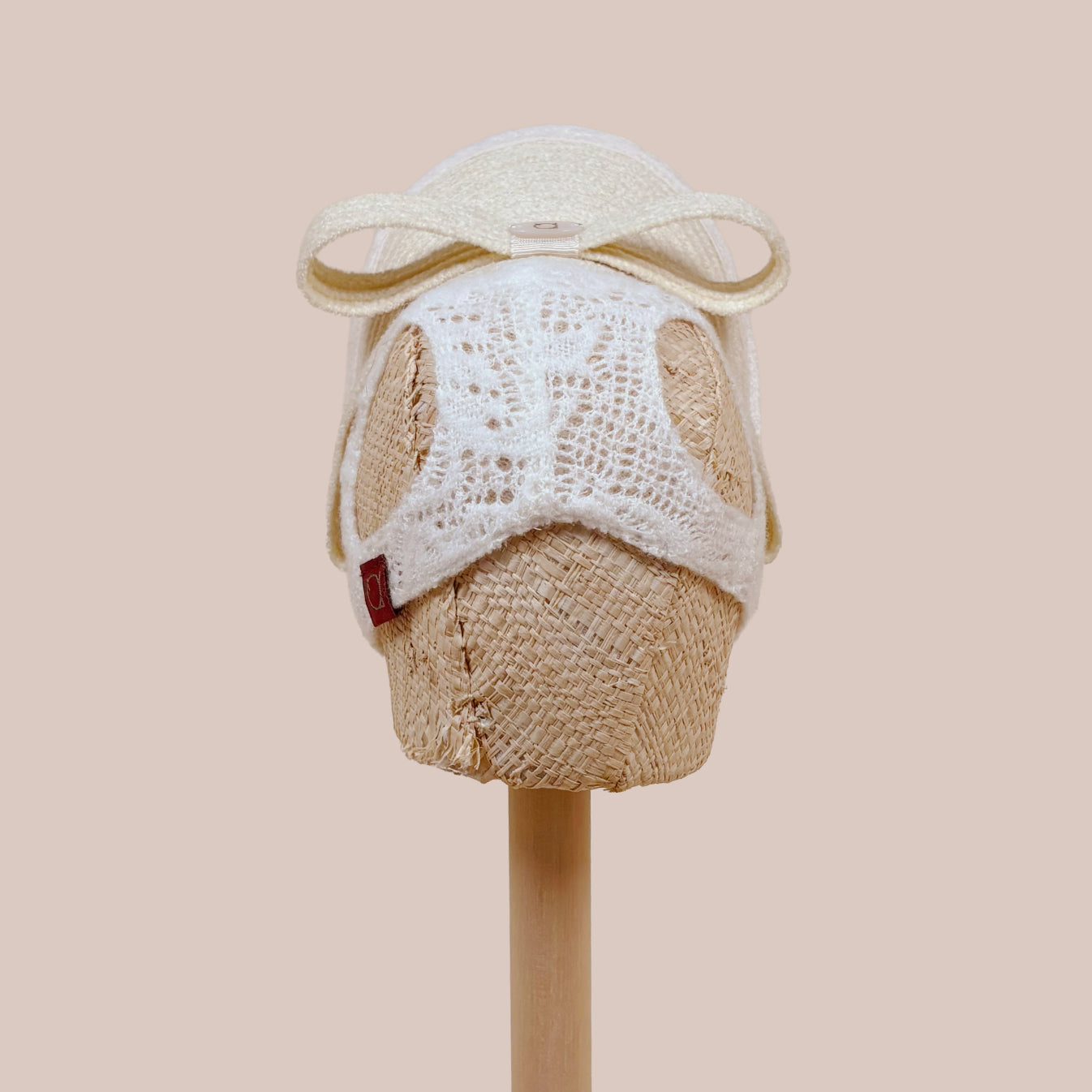 ベロアリボンサンバイザー