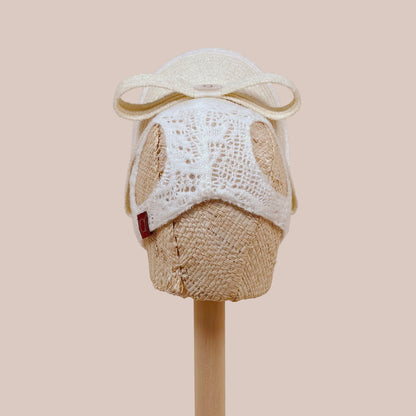 ベロアリボンサンバイザー