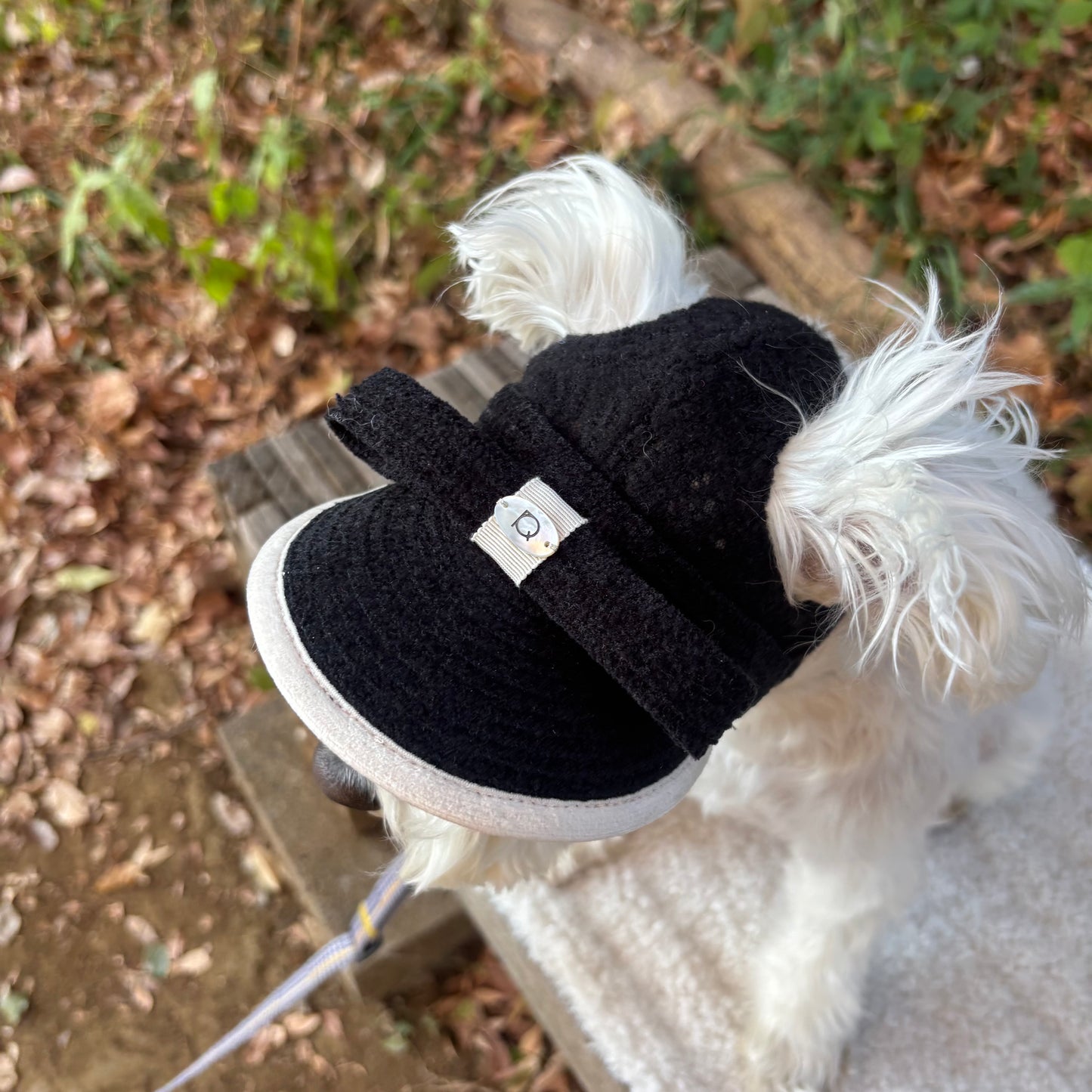 ベロアリボンサンバイザー