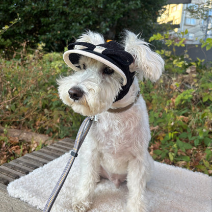 ベロアリボンサンバイザー