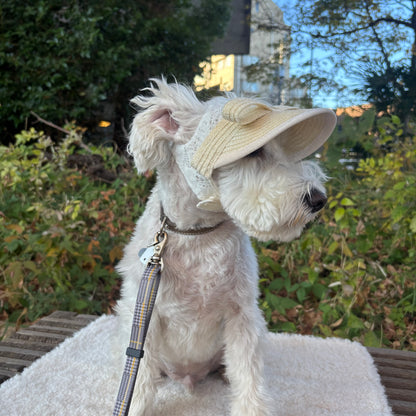 ベロアリボンサンバイザー