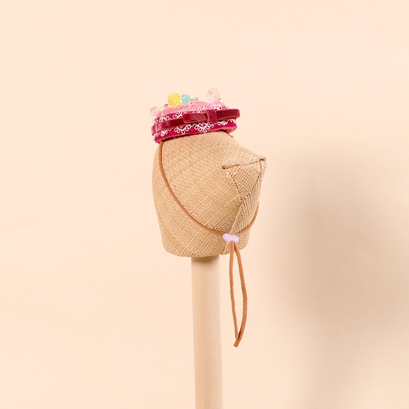 ビーズカクテルハット（FOR DOG）